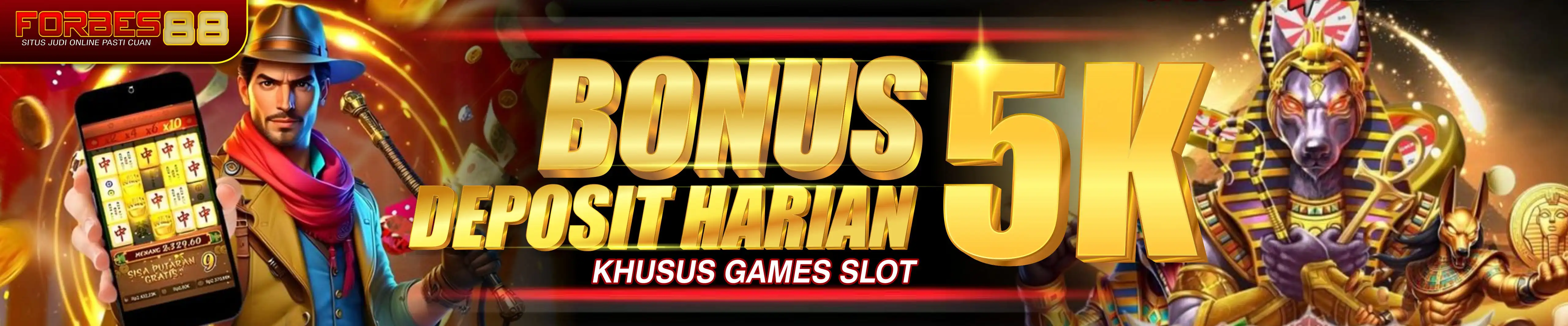 BONUS DEPOSIT HARIAN FORBES88 KHUSUS PERMAINAN SLOT